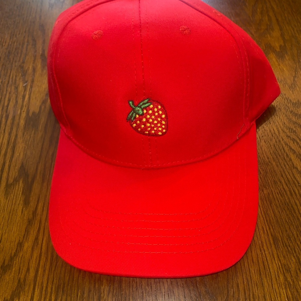 Grey Goose Essences Unisex Slideback Hat Red Strawberry Dad Hat, One Size